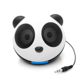 GoGroove Panda Pal Jr Portable Mini Speaker System for Smartphones
