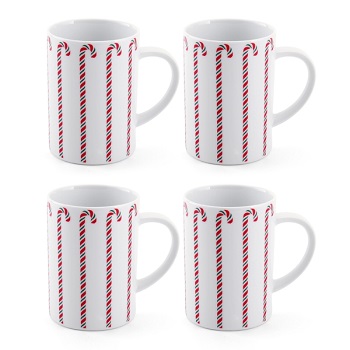 Christmas Candy Cane Mugs - Gift for Coworkers
