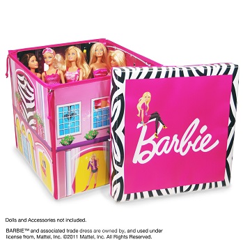 Barbie ZipBin Dream House Toybox and Playmat