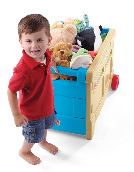 Step2 Lift and Roll Toy Box with wheels