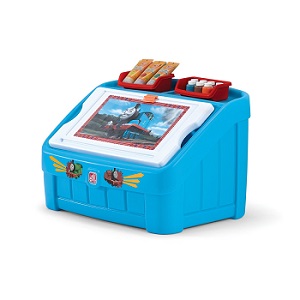 Thomas The Tank Engine Toy Box with Art Lid for Boys